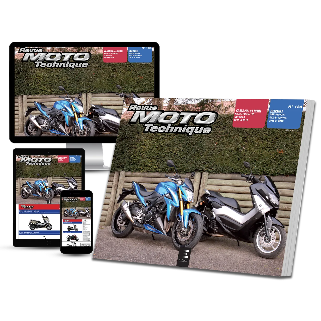 Yamaha / MBK 125 N-Max-OCITO-GPD (2015 - 2016) - Suzuki GSX-S1000