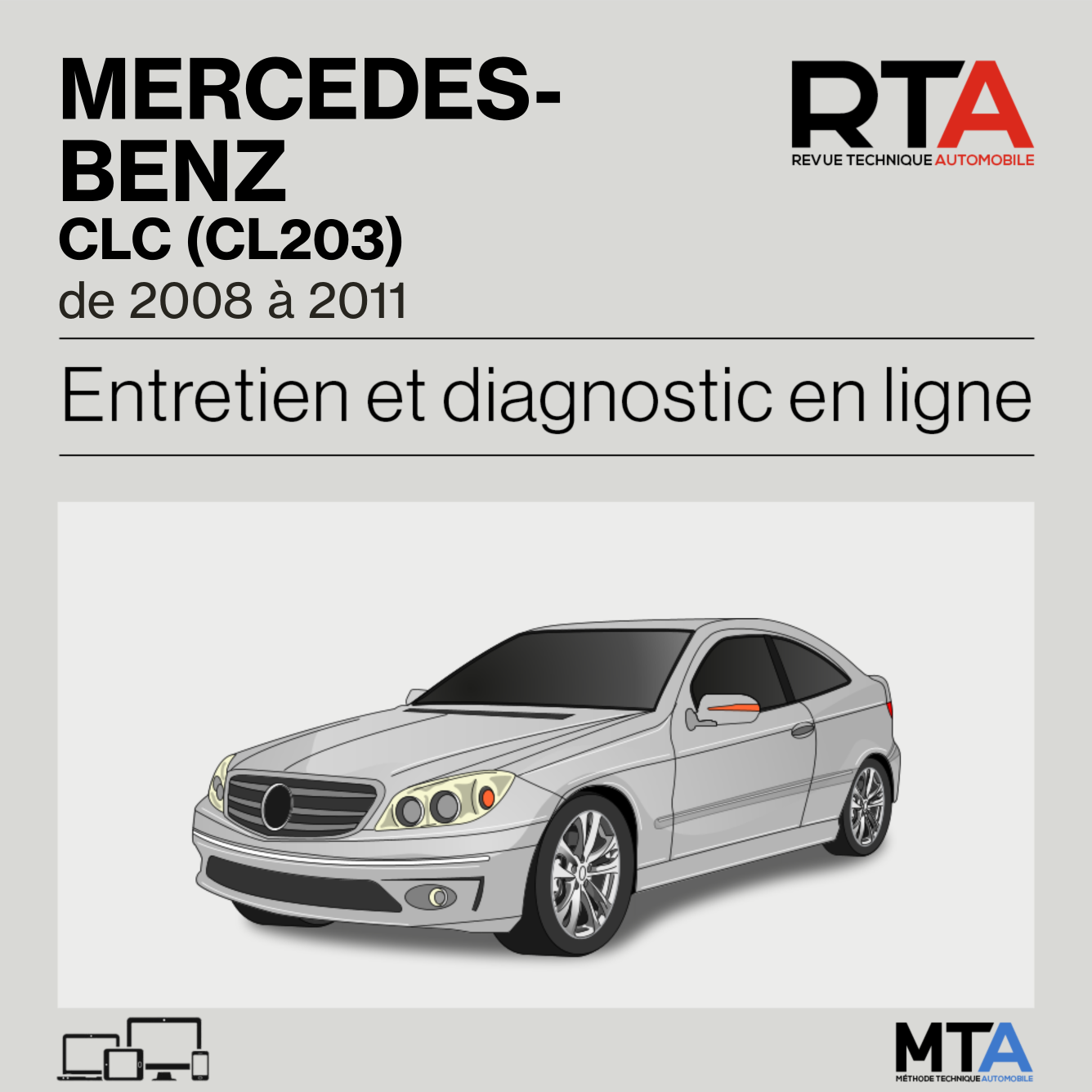 Mercedes-Benz CLC (CL203) de 2008 à 2011