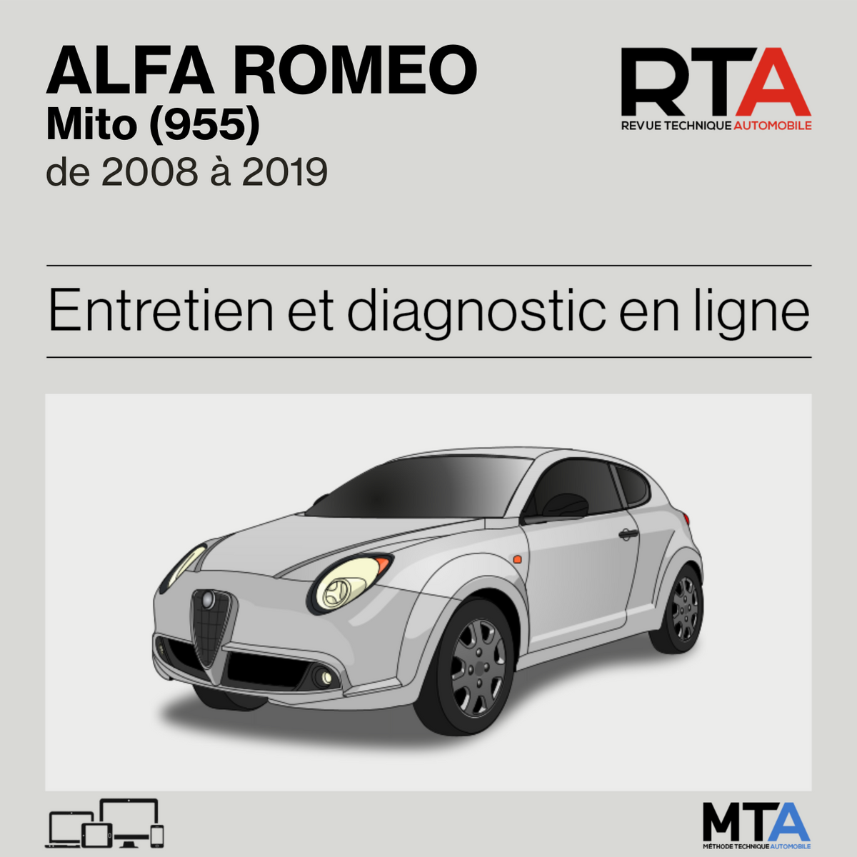 Dave Romeo Rta Alfa Romeo Mito (955) de 2008 à 2019 – RTA