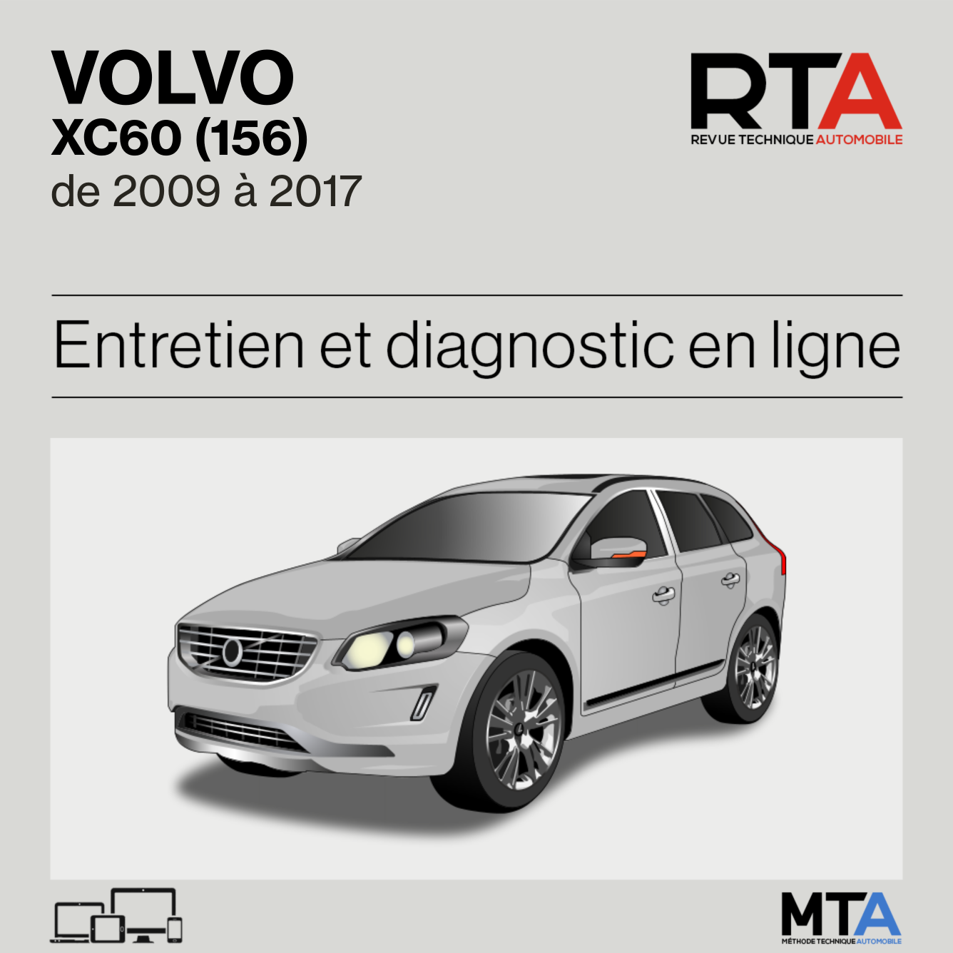 Volvo XC60 (156) de 2009 à 2017