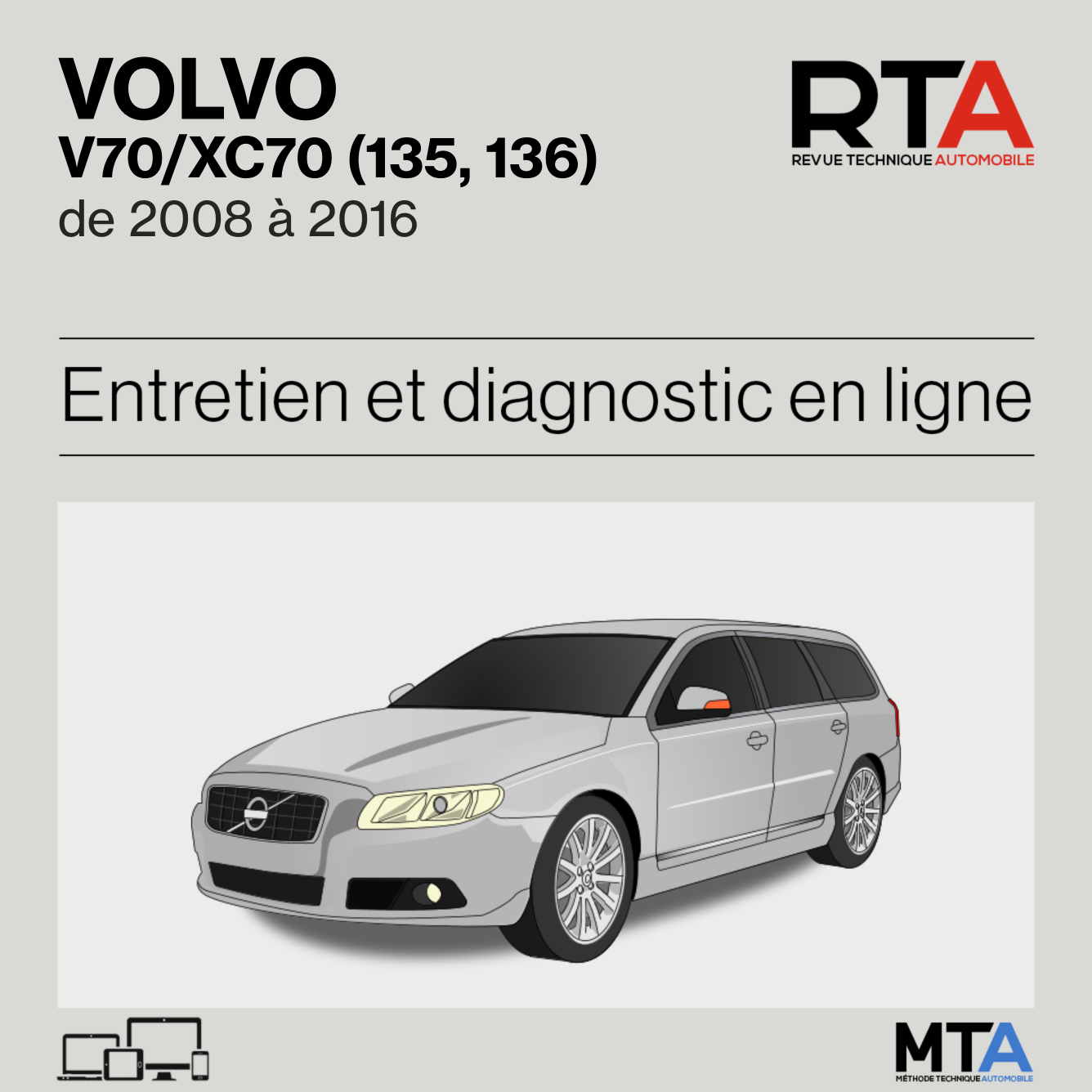 Volvo V70/XC70 (135, 136) de 2008 à 2016
