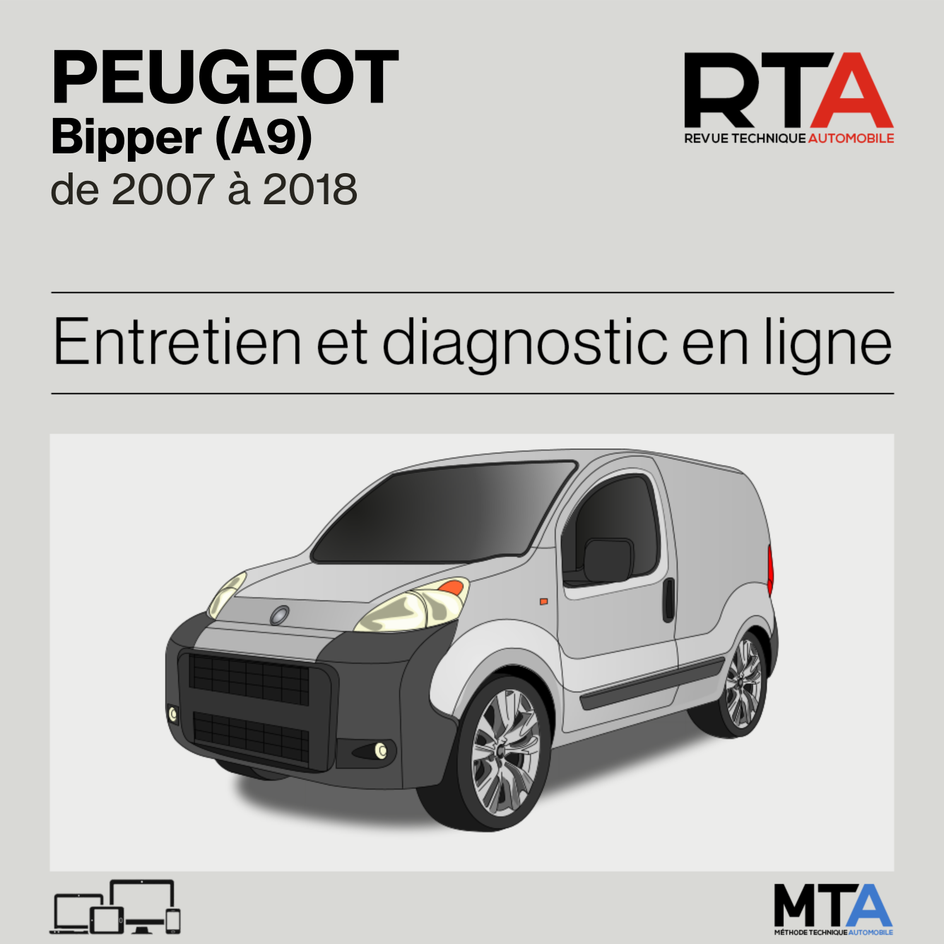 Peugeot Bipper (A9) de 2007 à 2018