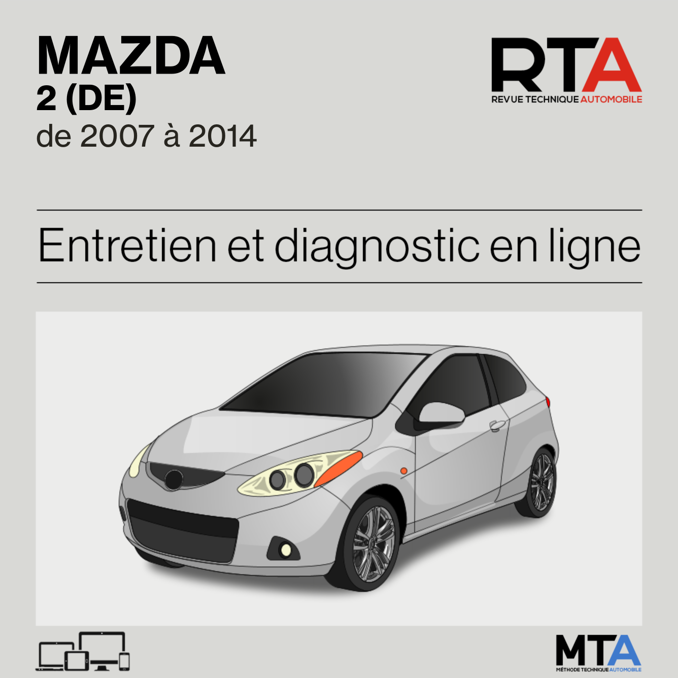 Mazda 2 (DE) de 2007 à 2014