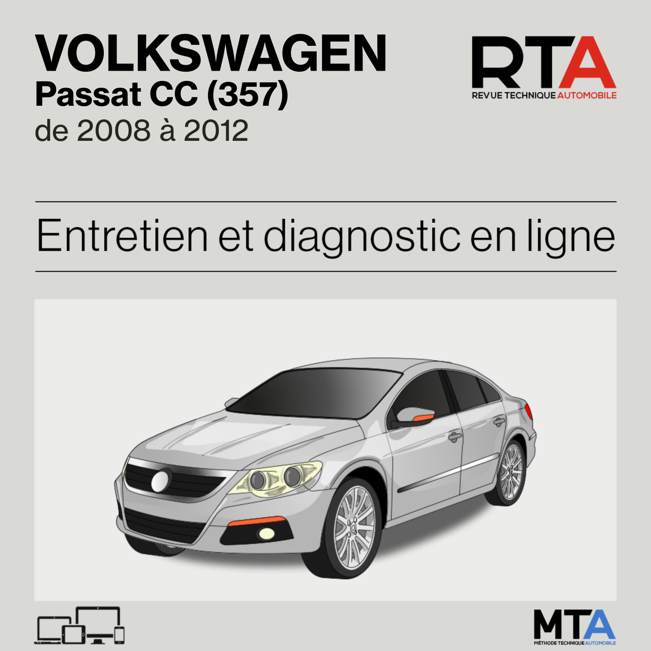 Volkswagen Passat CC (357) de 2008 à 2012