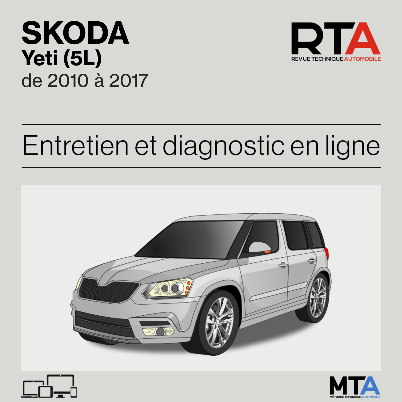 Skoda Yeti (5L) de 2010 à 2017