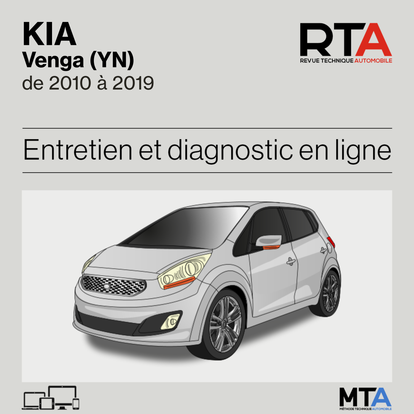 Kia Venga (YN) de 2010 à 2019