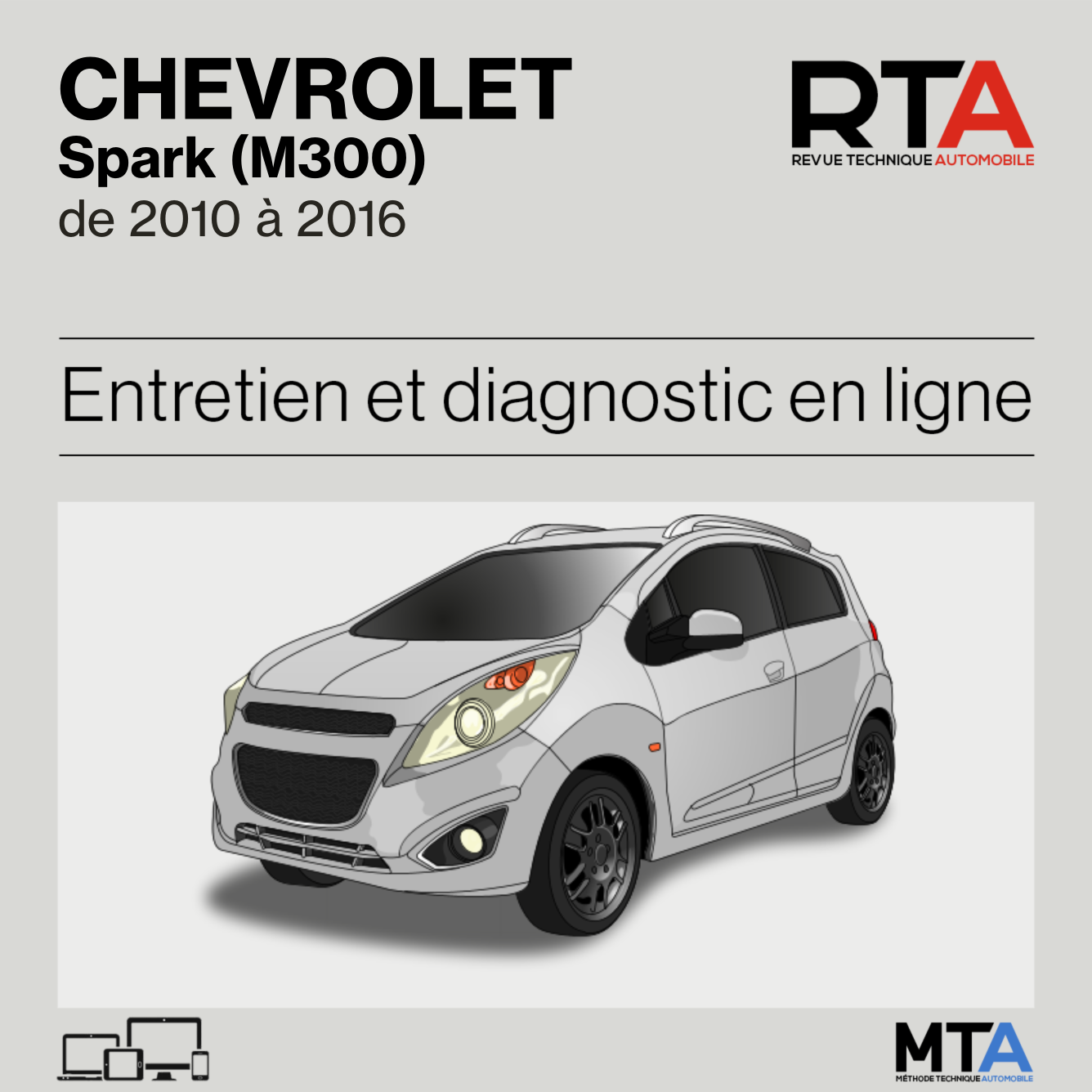 Chevrolet Spark (M300) de 2010 à 2016