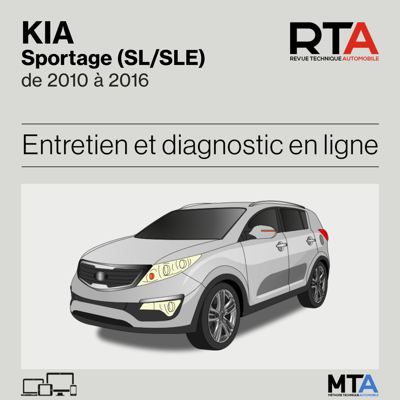 Kia Sportage (SL/SLE) de 2010 à 2016