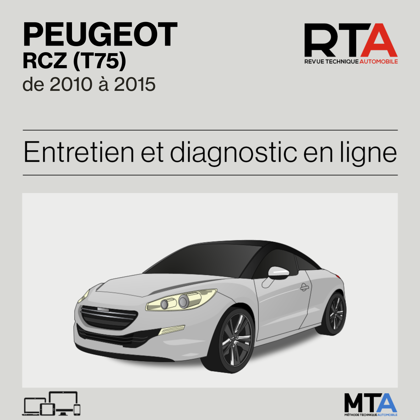 Peugeot RCZ (T75) de 2010 à 2015