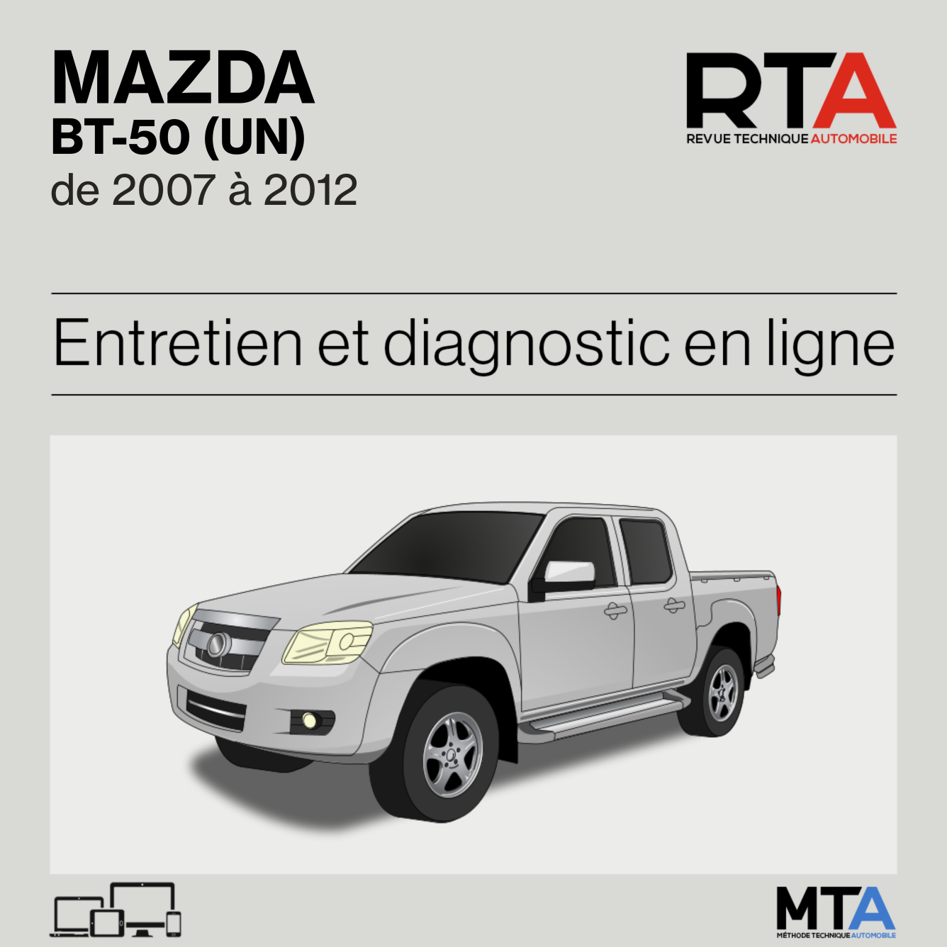 Mazda BT-50 (UN) de 2007 à 2012