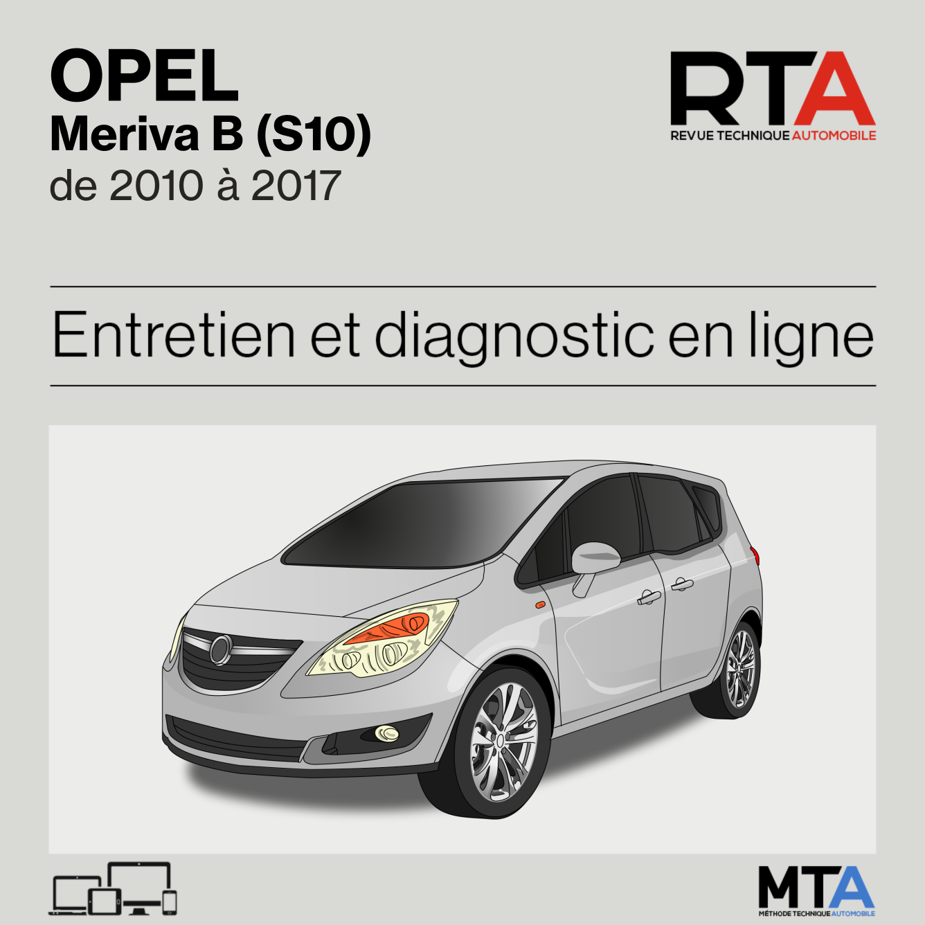 Opel Meriva B (S10) de 2010 à 2017