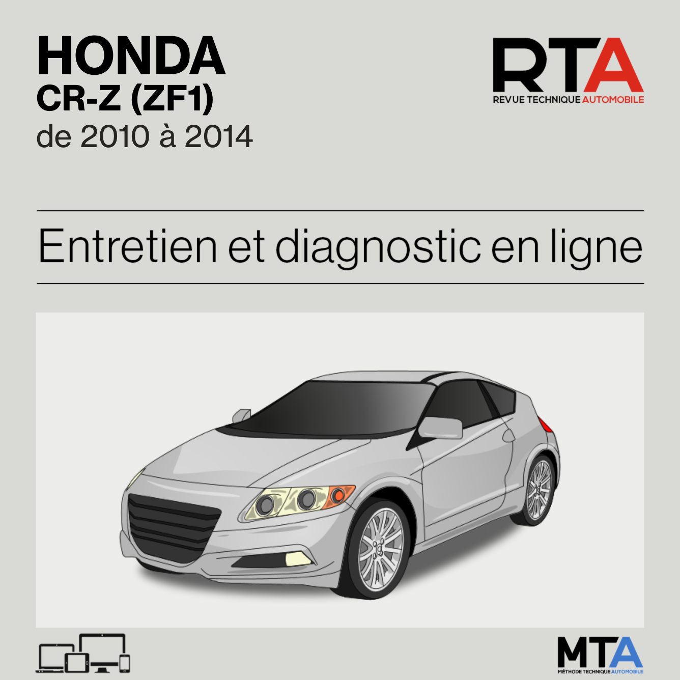 Honda CR-Z (ZF1) de 2010 à 2014