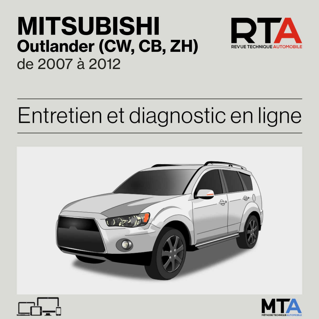 Mitsubishi Outlander (CW, CB, ZH) de 2007 à 2012