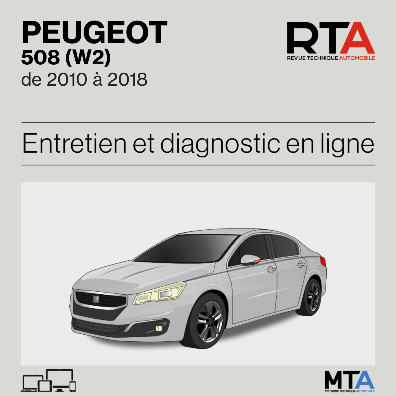 Peugeot 508 (W2) de 2010 à 2018