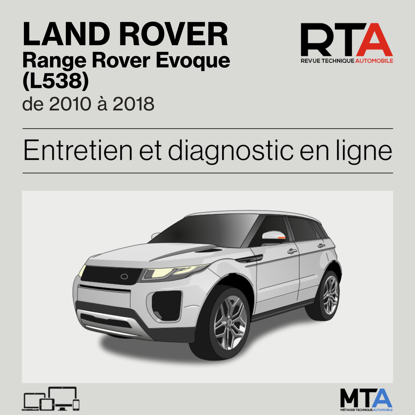 Land Rover Range Rover Evoque (L538) de 2010 à 2018