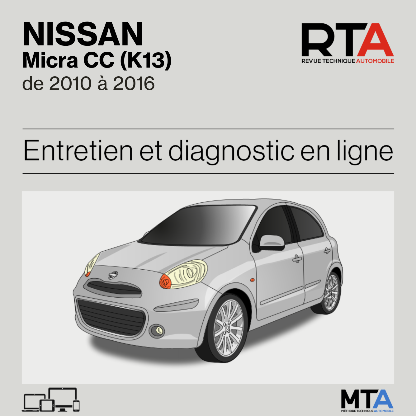 Nissan Micra CC (K13) de 2010 à 2016