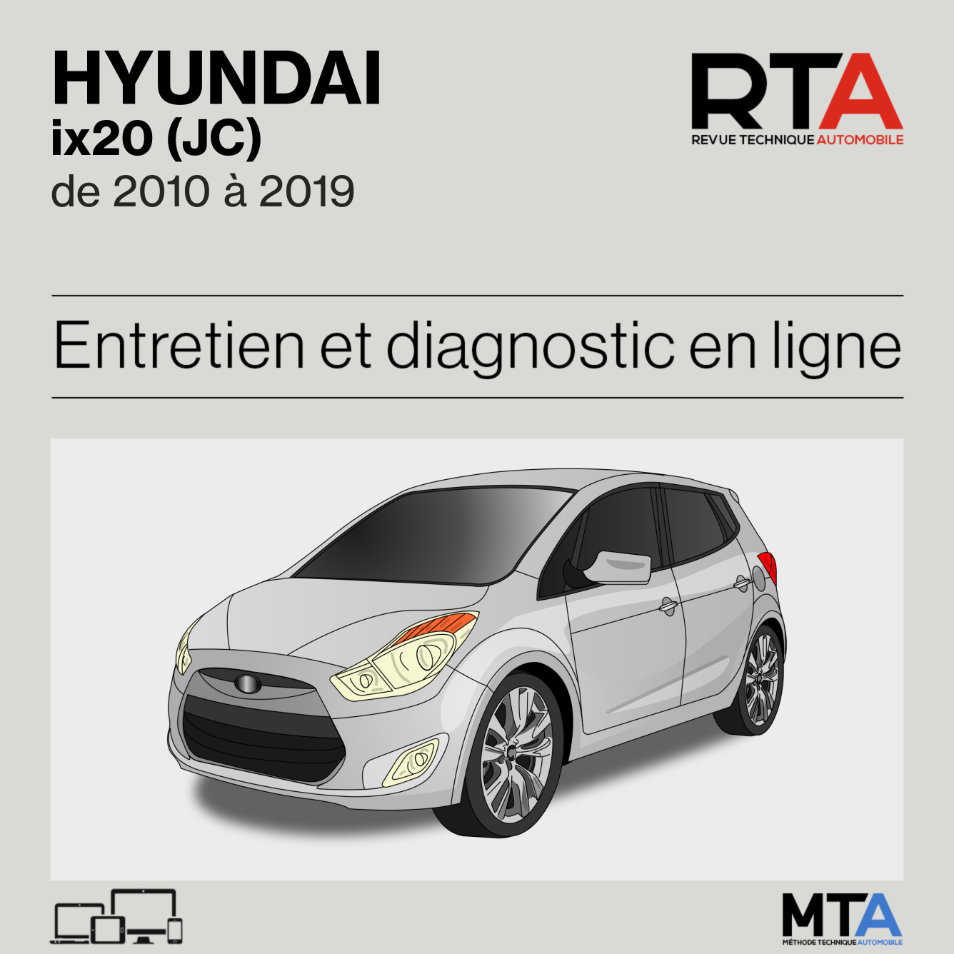 Hyundai ix20 (JC) de 2010 à 2019