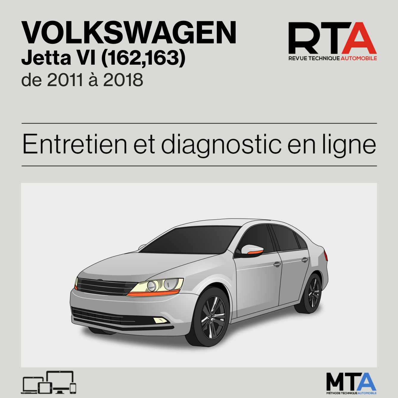 Volkswagen Jetta VI (162,163) de 2011 à 2018