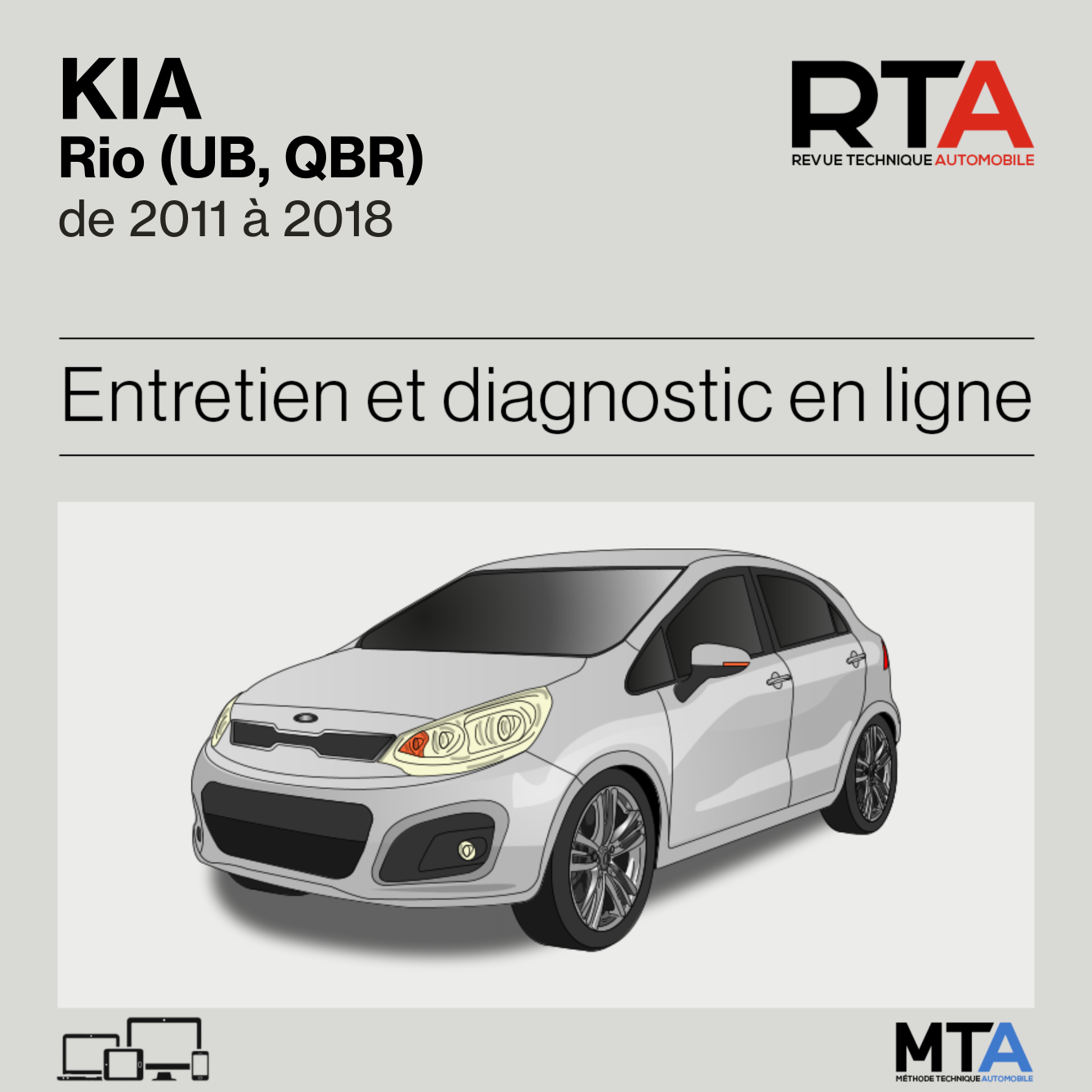 Kia Rio (UB, QBR) de 2011 à 2018