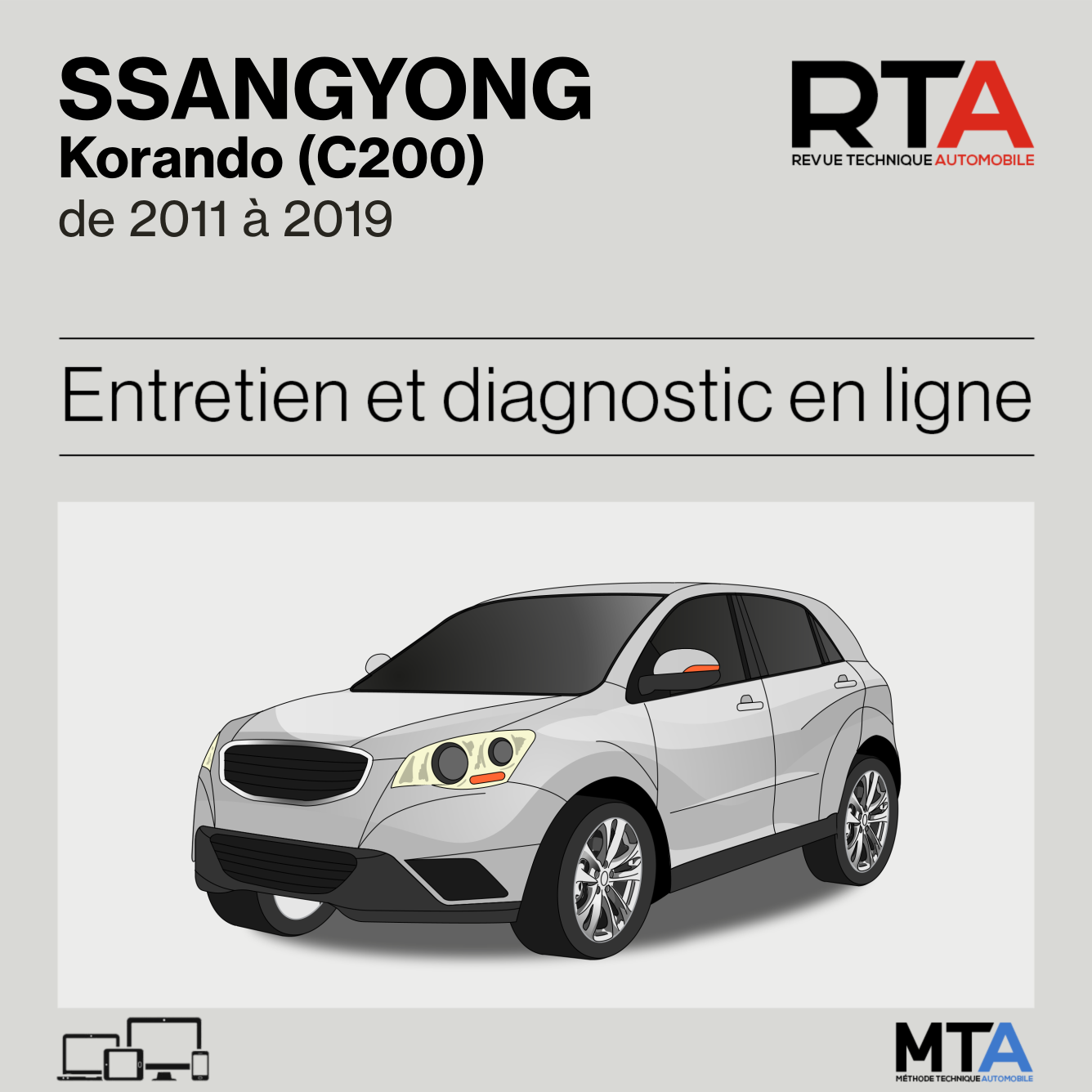 Ssangyong Korando (C200) de 2011 à 2019