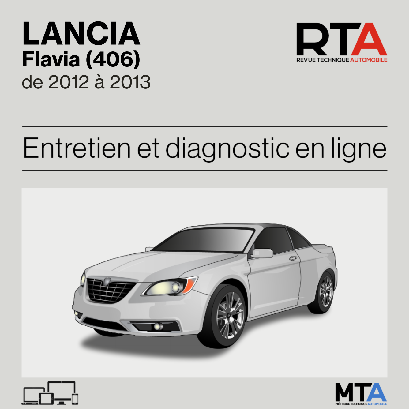 Lancia Flavia (406) de 2012 à 2013