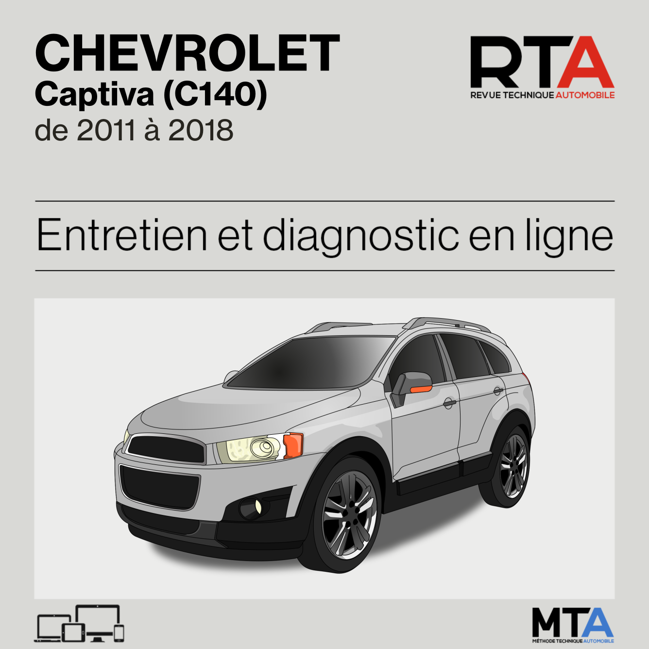 Chevrolet Captiva (C140) de 2011 à 2018