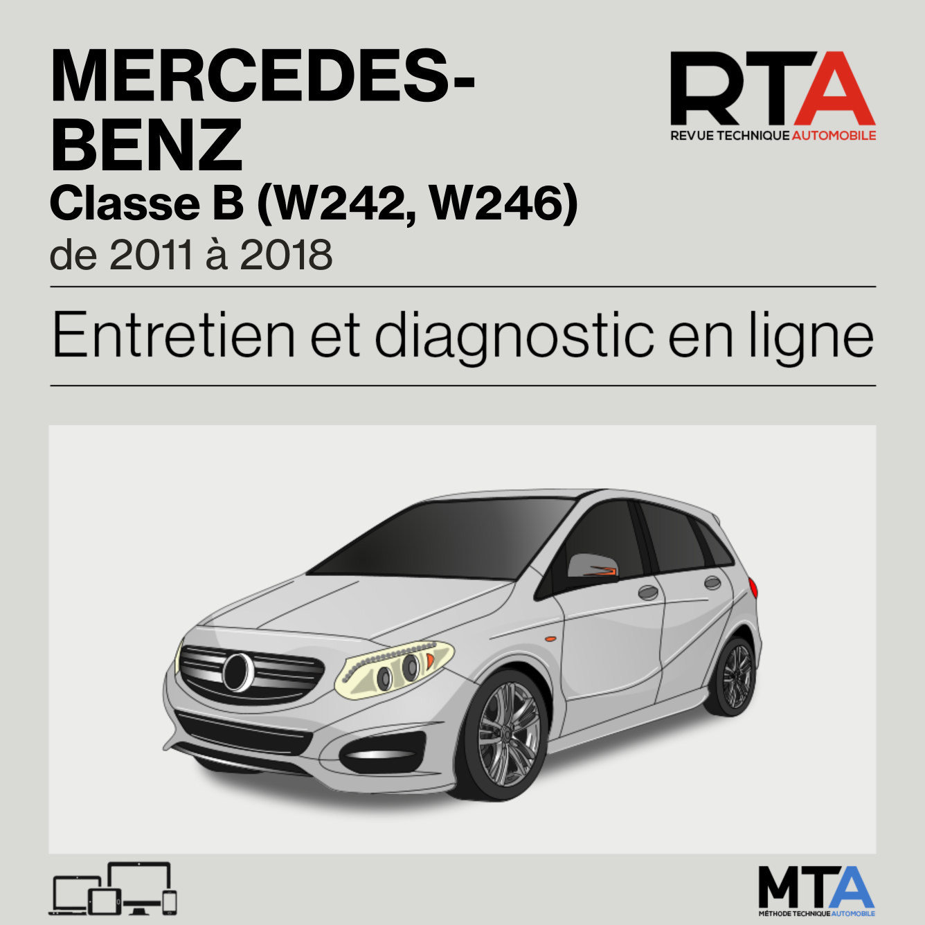 Mercedes-Benz Classe B (W242, W246) de 2011 à 2018