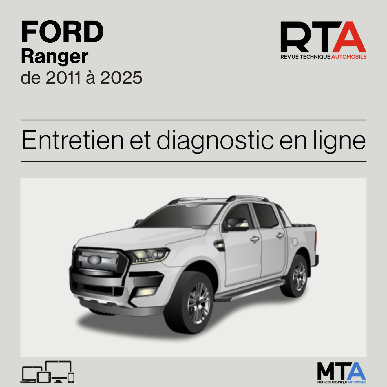 Ford Ranger de 2011 à 2025