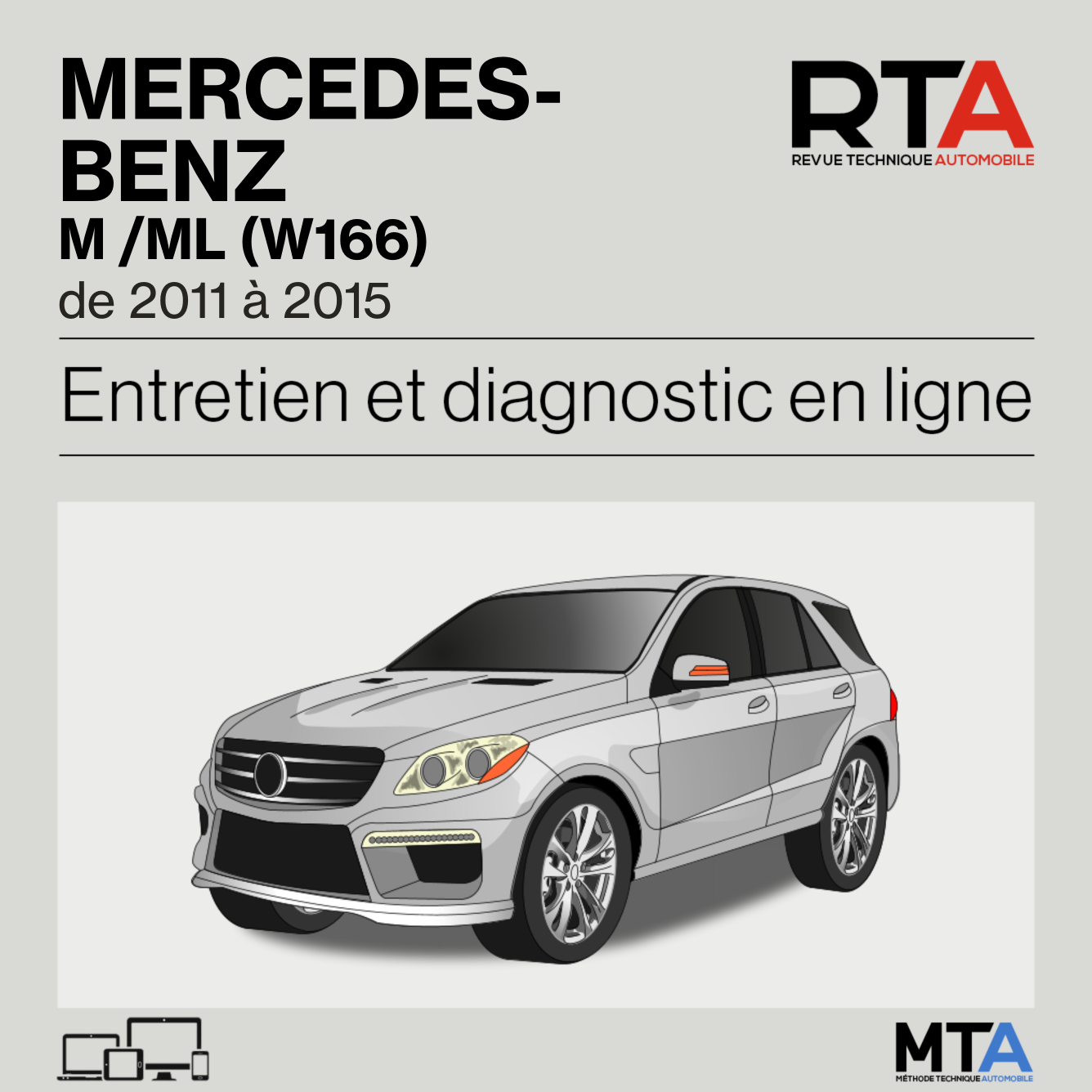 Mercedes-Benz M /ML (W166) de 2011 à 2015