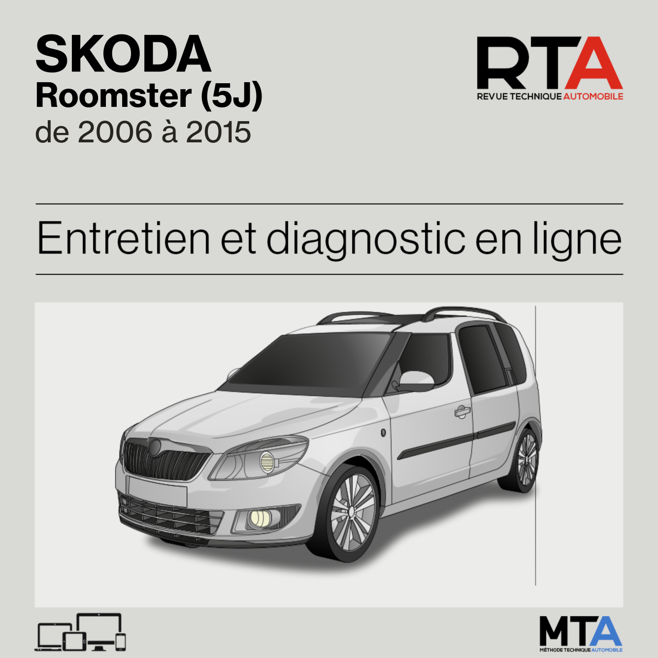Skoda Roomster (5J) de 2006 à 2015
