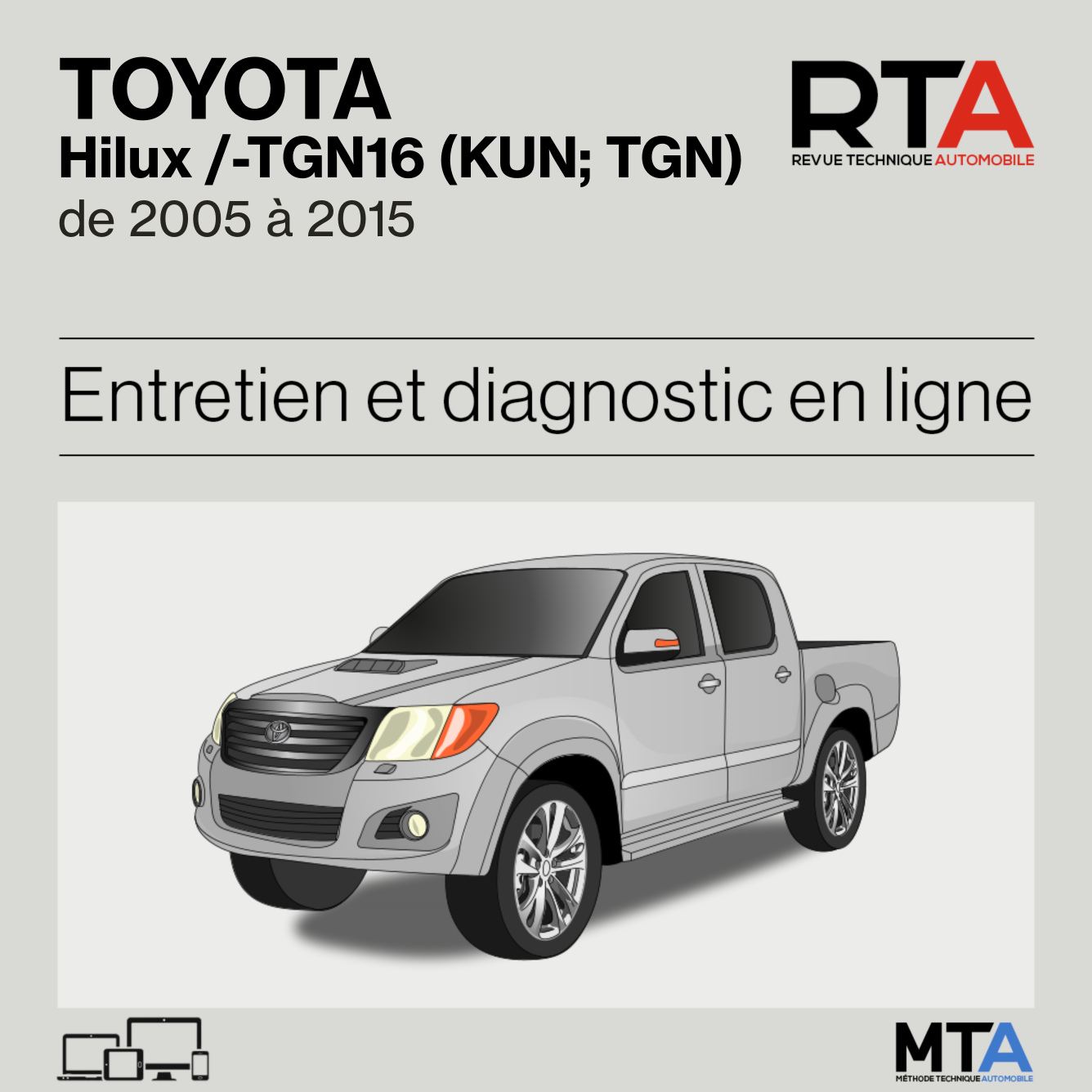 Toyota Hilux /-TGN16 (KUN; TGN) de 2005 à 2015
