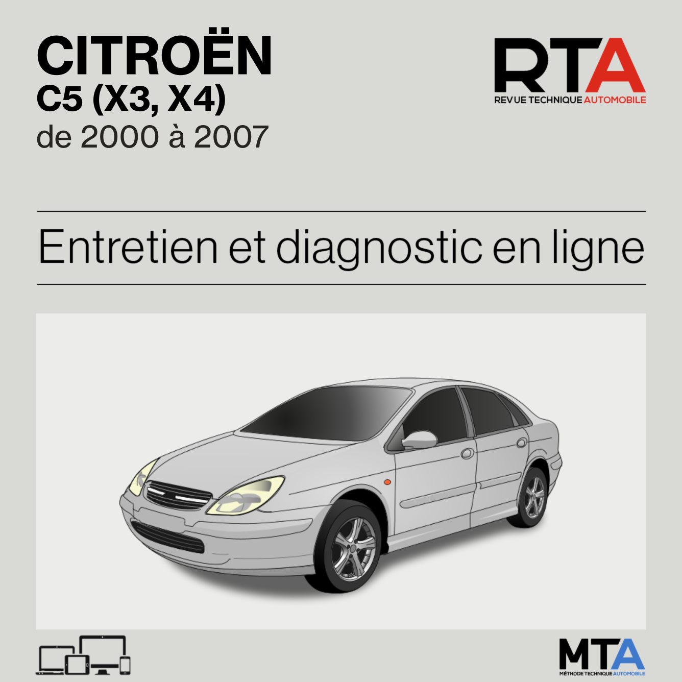 Citroen C5 (X3, X4) de 2000 à 2007