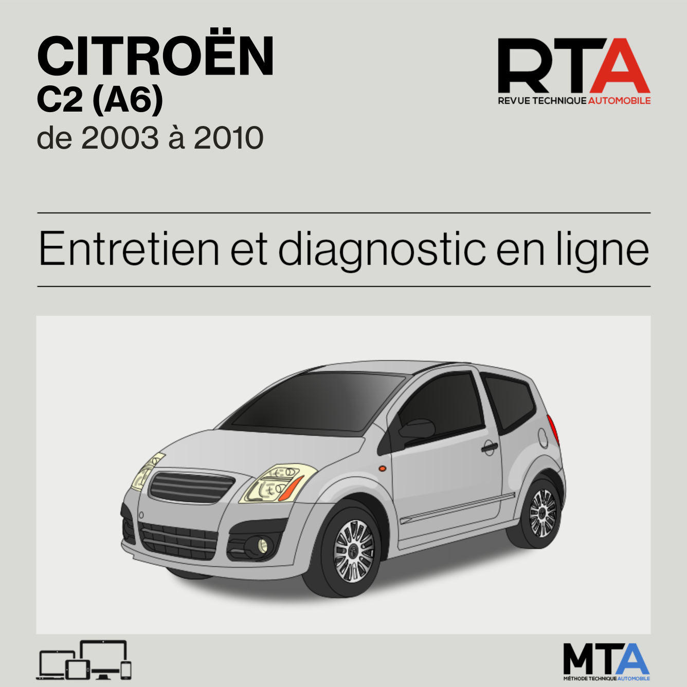 Citroen C2 (A6) de 2003 à 2010