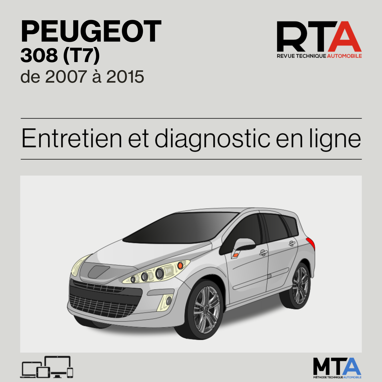 Peugeot 308 (T7) de 2007 à 2015