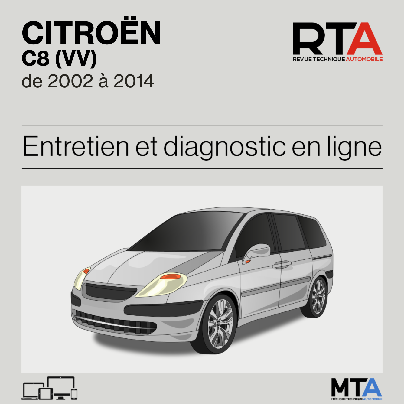 Citroen C8 (VV) de 2002 à 2014