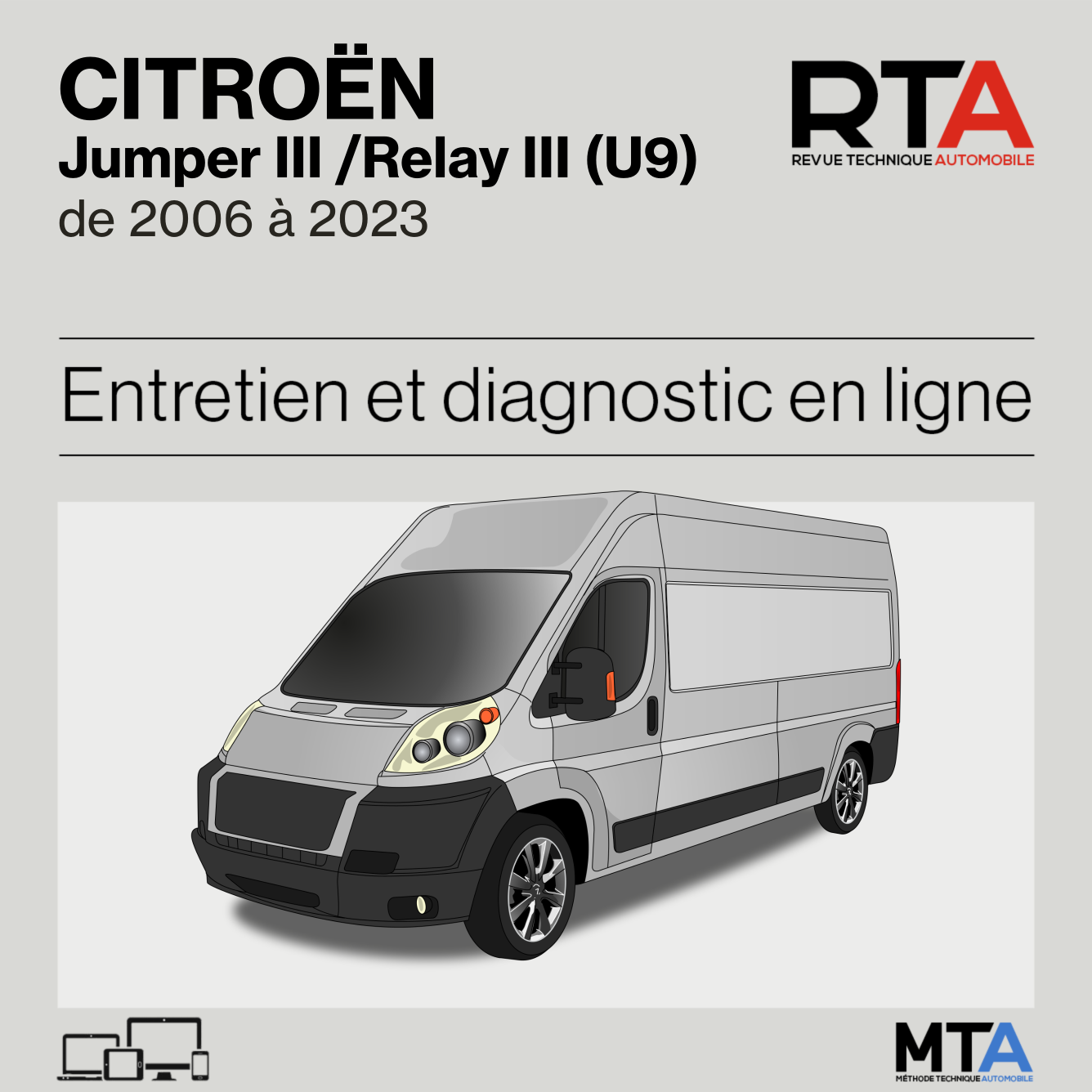 Citroen Jumper III /Relay III (U9) de 2006 à 2023