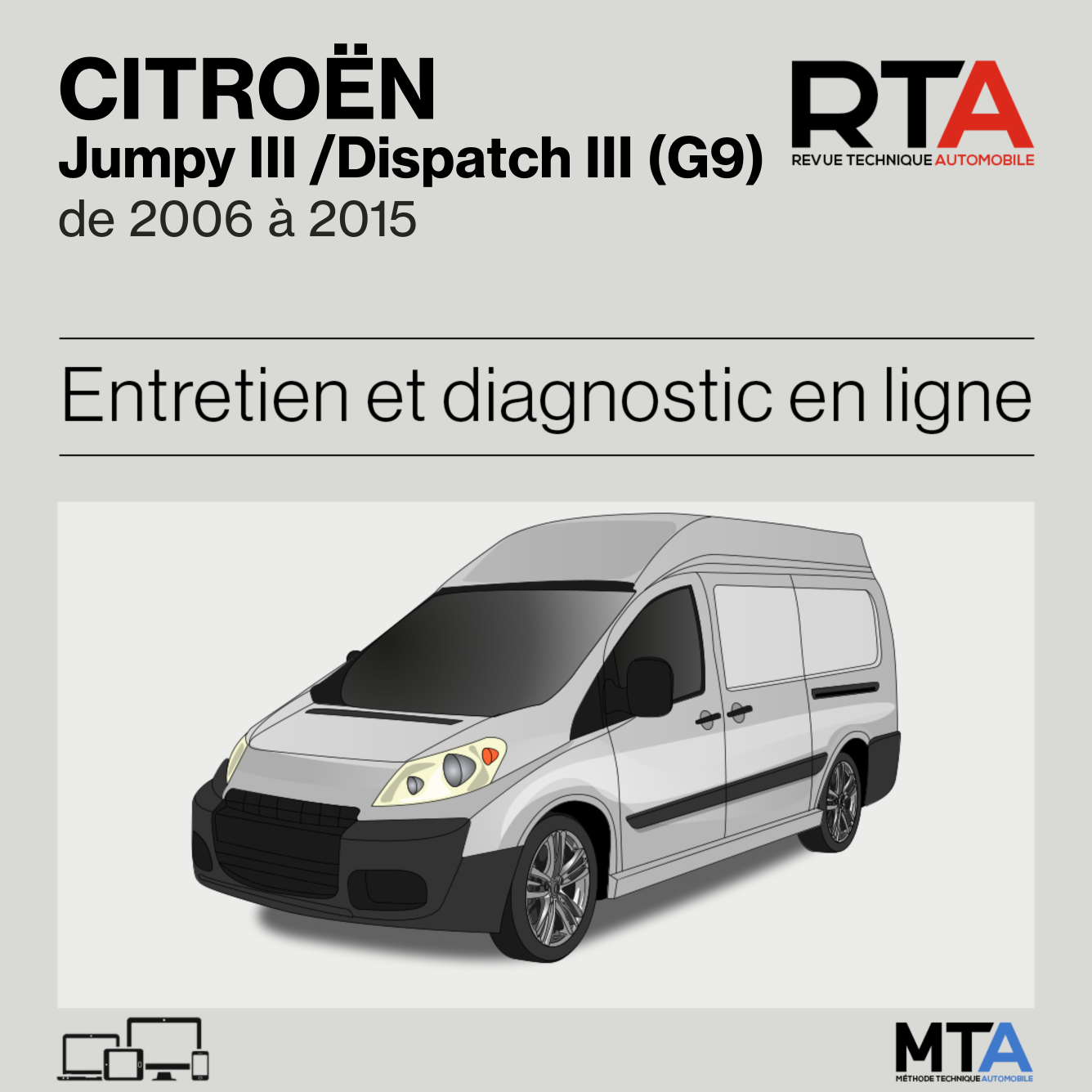 Citroen Jumpy III /Dispatch III (G9) de 2006 à 2015