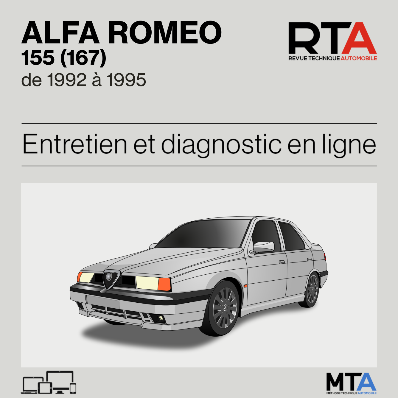 Alfa Romeo 155 (167) de 1992 à 1995