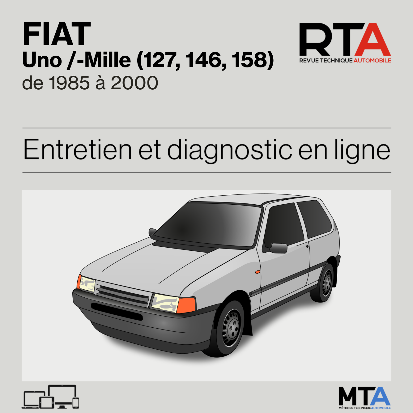 Fiat Uno /-Mille (127, 146, 158) de 1985 à 2000