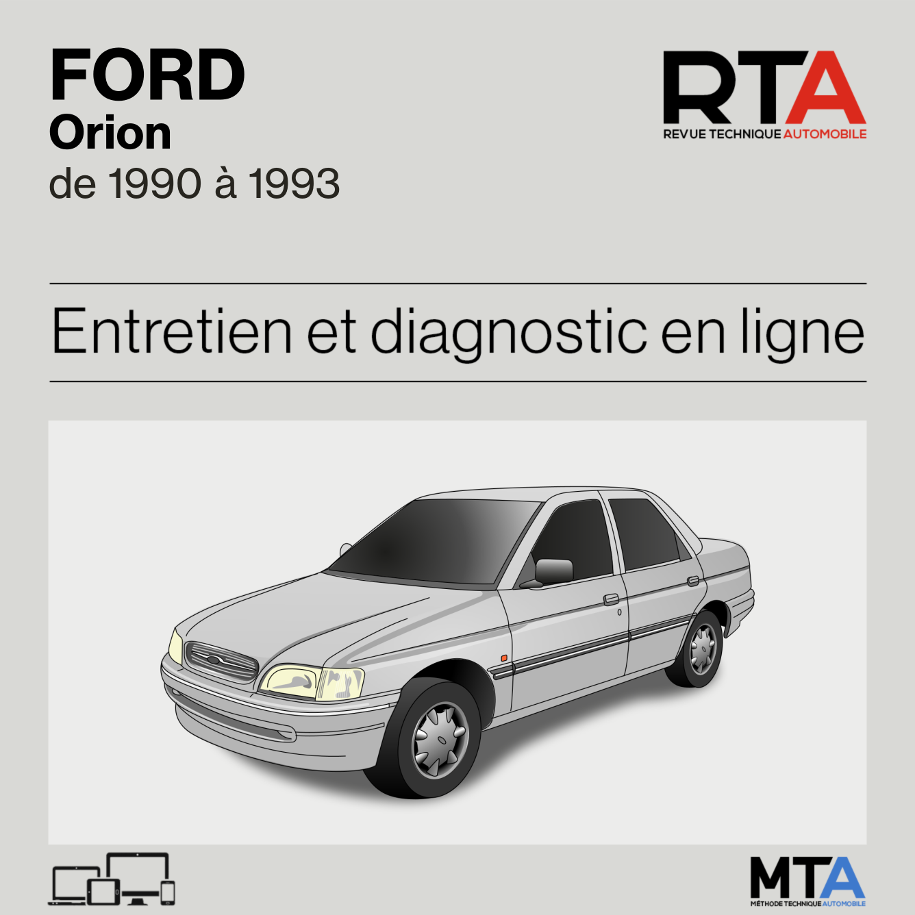 Ford Orion de 1990 à 1993
