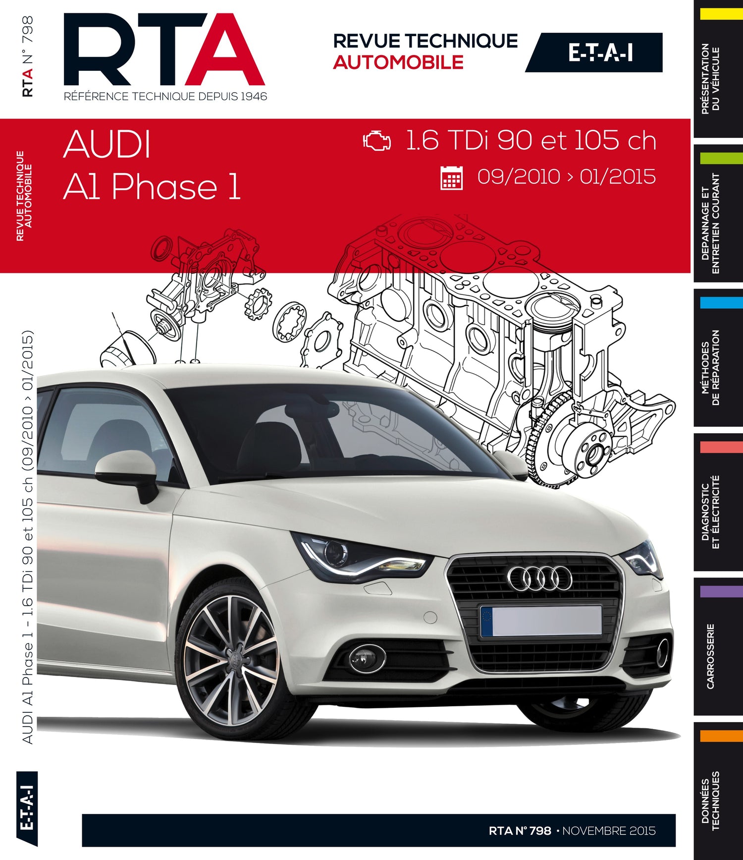 Audi A1 I phase 1 (2010 - 2015) - Revue Technique
