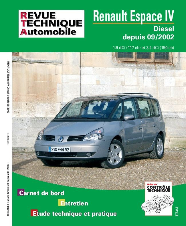 Renault Espace IV phase 1 (2002 - 2006) - Revue Technique