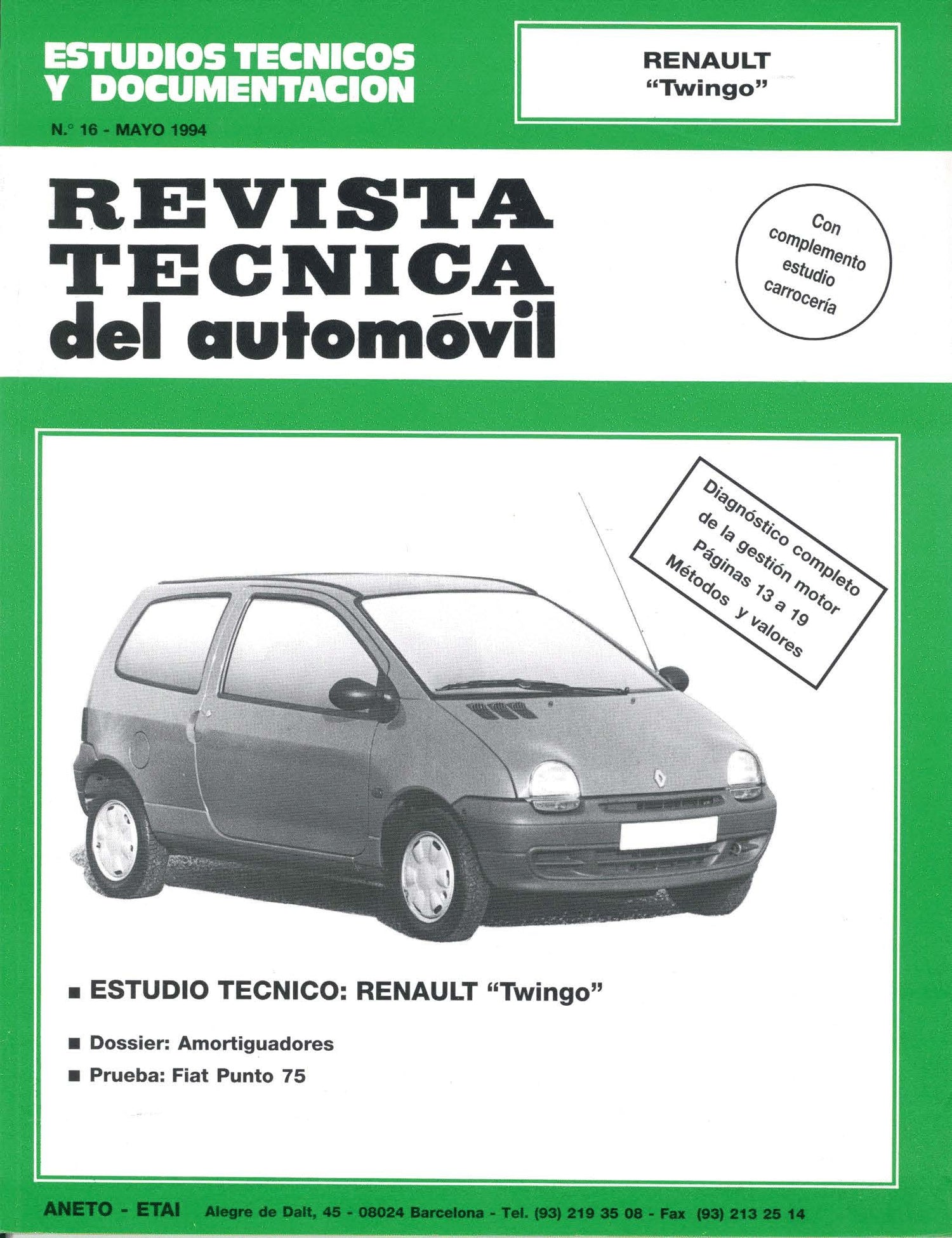 Renault Twingo I (1993 - 2007) - Revue Technique