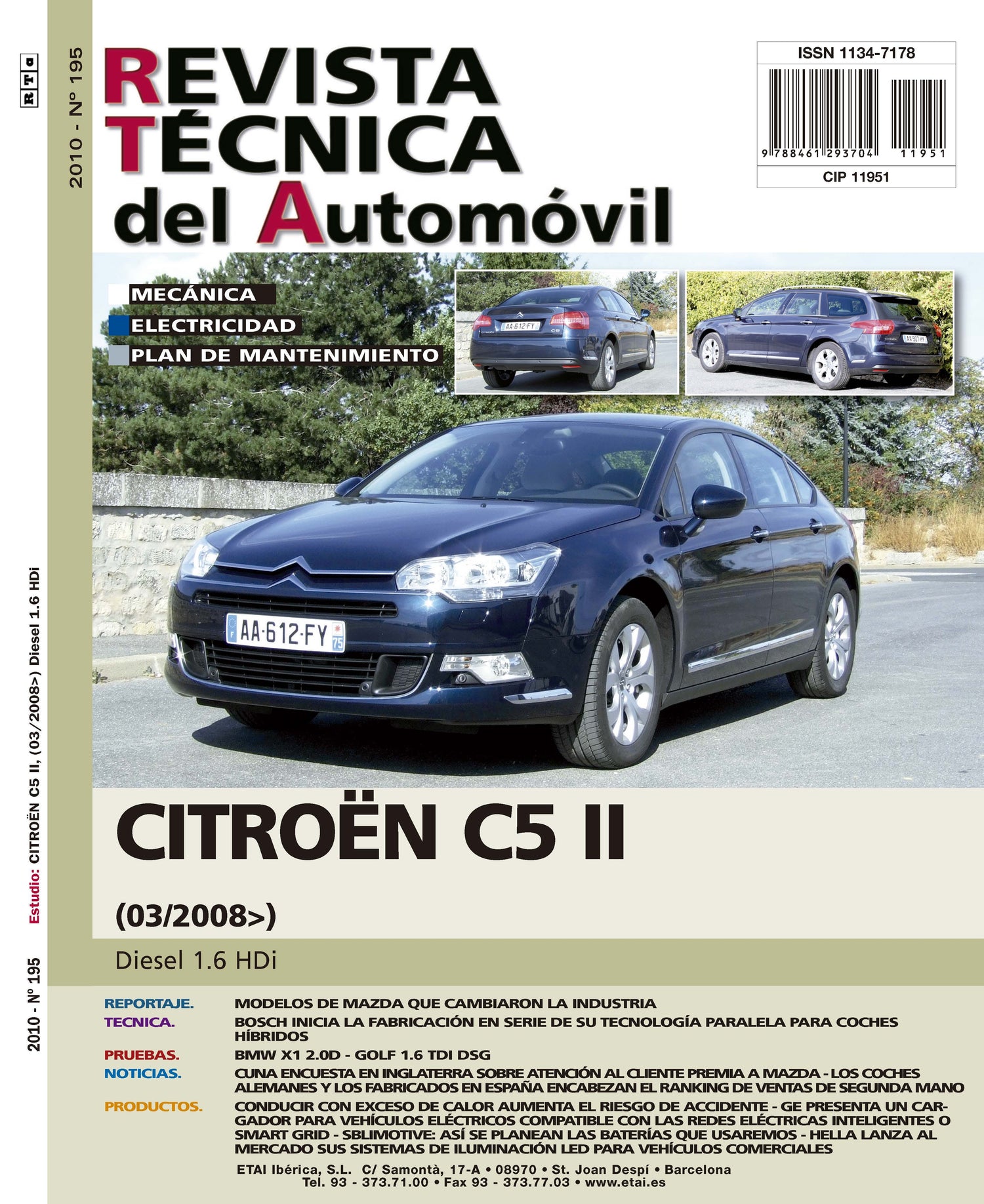 Citroën C5 II (2008 - 2017) - Revue Technique