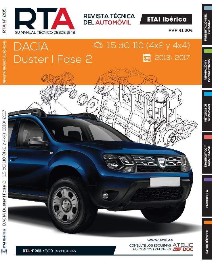 Dacia Duster I fase 2 (2013 - 2017) - Revue Technique