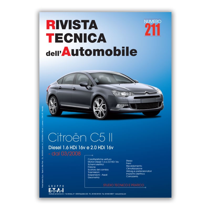Citroën C5 II (2008 - 2017) - Revue Technique