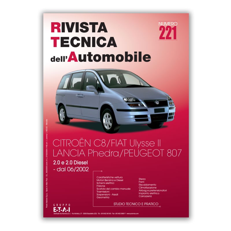 Fiat / Lancia Ulysse II / Phedra (2002 - 2010) - Revue Technique