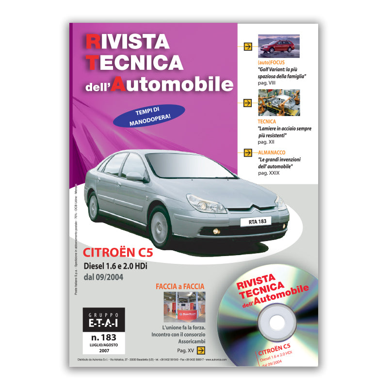 Citroën C5 I (2004 - 2008) - Revue Technique