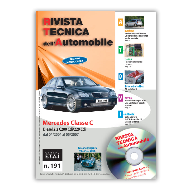Mercedes-Benz Classe C II fase 2 (2004 - 2007) - Revue Technique