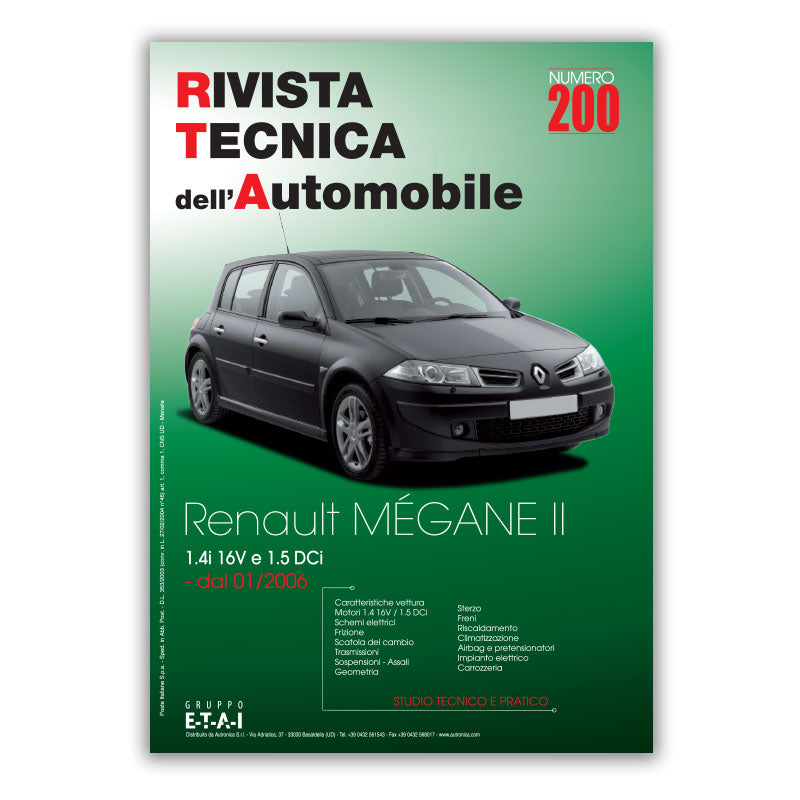 Renault Mégane II fase 1 et 2 (2006 - 2009) - Revue Technique